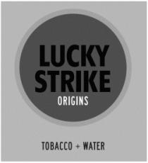 LUCKY STRIKE ORIGINS TOBACCO WATER