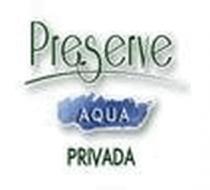 PRESERVE AQUA PRIVADA