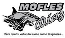 MOFLES DIAZ PARA QUE TU VEHICULO SUENE COMO TU QUIERES