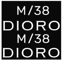 M / 38 DIORO M / 38 DIORO