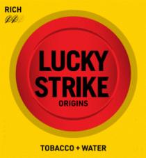LUCKY STRIKE ORIGINS TOBACCO + WATER RICH