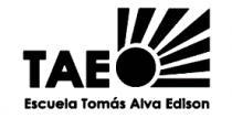 TAE ESCUELA TOMÁS ALVA EDISON