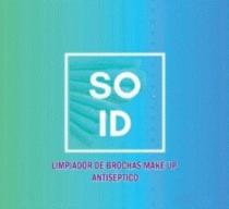 SO ID LIMPIADOR DE BROCHAS MAKE UP ANTISÉPTICO