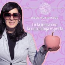 LESLIE MONTEAGUDO PRESENTA; EN LA MESA CON