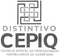 DISTINTIVO CEPIQ CONSEJO ESTATAL DE PROFESIONALES INMOBILIARIOS DE QUERÉTARO