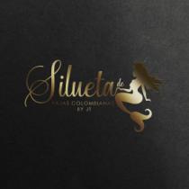 SILUETA DE SIRENA FAJAS COLOMBIANAS BY JT