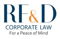 RF&D CORPORATE LAW