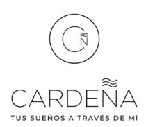 CARDEÑA TUS SUEÑOS A TRAVÉS DE MÍ