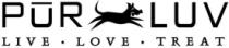 PUR LUV LIVE · LOVE · TREAT