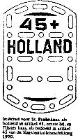 45+ HOLLAND
