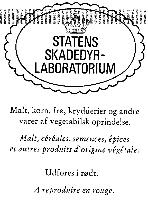 STATENS SKADEDYR-LABORATORIUM. UDFORES I RODT