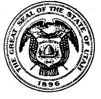 THE GREAT SEAL OF THE STATE OF UTAH 1896 INDUSTRY 1847