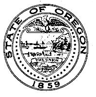 STATE OF OREGON 1859 THE UNION