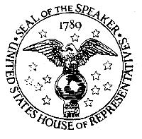 SEAL OF THE SPEAKER UNITED STATES HOUSE OF REPRESENTATIVES 1789