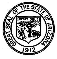 GREAT SEAL OF THE STATE OF ARIZONA 1912 DITAT DEUS