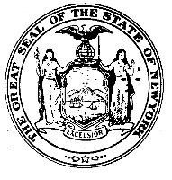 THE GREAT SEAL OF THE STATE OF NEW YORK EXCELSIOR