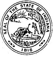 SEAL OF THE STATE OF INDIANA 1816