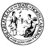 THE GREAT SEAL OF THE STATE OF NORTH CAROLINA ESSE QUAM VIDERI MAY 20; 1775