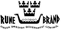 RUNE BRAND - UNDER SWEDISH GOVERNMENT CONTROL