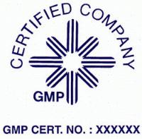 CERTIFIED COMPANY GMP GMP CERT. NO. ; XXXXXX