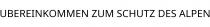UBEREINKOMMEN ZUM SCHUTZ DES ALPEN