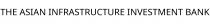 THE ASIAN INFRASTRUCTURE INVESTMENT BANK