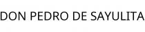 DON PEDRO DE SAYULITA