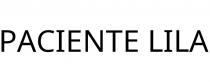 PACIENTE LILA