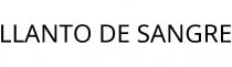 LLANTO DE SANGRE