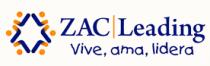 ZAC LEADING COMO NOMBRE; CON EL SLOGAN VIVE; AMA ; LIDERA; Y LA IMAGEN DE SEIS PERSONAS TOMANDOSE DE LA MANO HACIENDO UN HEXAGANO.