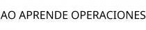 AO APRENDE OPERACIONES