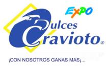 EXPO DULCES CRAVIOTO; CON NOSOTROS GANAS MAS Y DISEÑO.