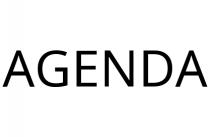 AGENDA