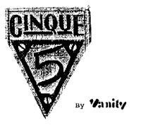 CINQUE 5 BY VANITY