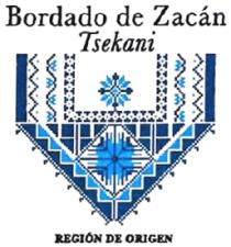 BORDADO DE ZACÁN TSEKANI REGION DE ORIGEN