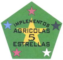 IMPLEMENTOS AGRICOLAS 5 ESTRELLAS