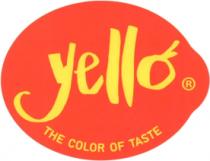 YELLO THE COLOR OF TASTE