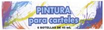 PINTURA PARA CARTELES