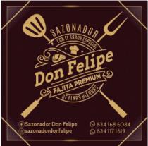 SAZONADOR DON FELIPE; CON EL SABOR ESPECIAL DE FINAS HIERBAS