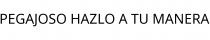 PEGAJOSO HAZLO A TU MANERA