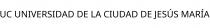 UC UNIVERSIDAD DE LA CIUDAD DE JESÚS MARÍA