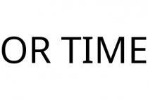 OR TIME