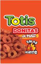 TOTIS DONITAS DE MAIZ SALSA PICANTE