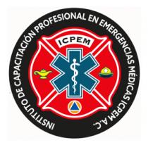 INSTITUTO DE CAPACITACIÓN PROFESIONAL EN EMERGENCIAS MÉDICAS ICPEM A.C.