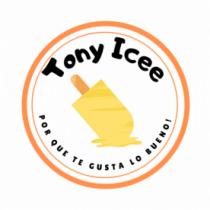 TONY ICEE; POR QUE TE GUSTA LO BUENO!