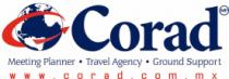 CORAD MEETING PLANNER TRAVEL AGENCY GROUNDS SUPPORT WWW.CORAD.COM.MX