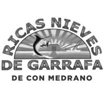 RICAS NIEVES DE GARRAFA DE CON MEDRANO