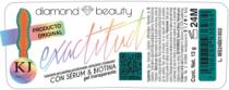 DIAMOND BEAUTY EXACTITUD KJ EXACTITUD CON SÉRUM & BIOTINA GEL TRANSPARENTE