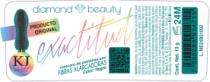 DIAMOND BEAUTY EXACTITUD KJ EXACTITUD MASCARA DE PESTAÑAS CON FIBRAS ALARGADORAS