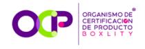 OCP ORGANISMO DE CERTIFICACIÓN DE PRODUCTO BOXLITY